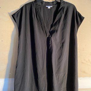 Liz Lange Maternity Black Blouse Sz XL